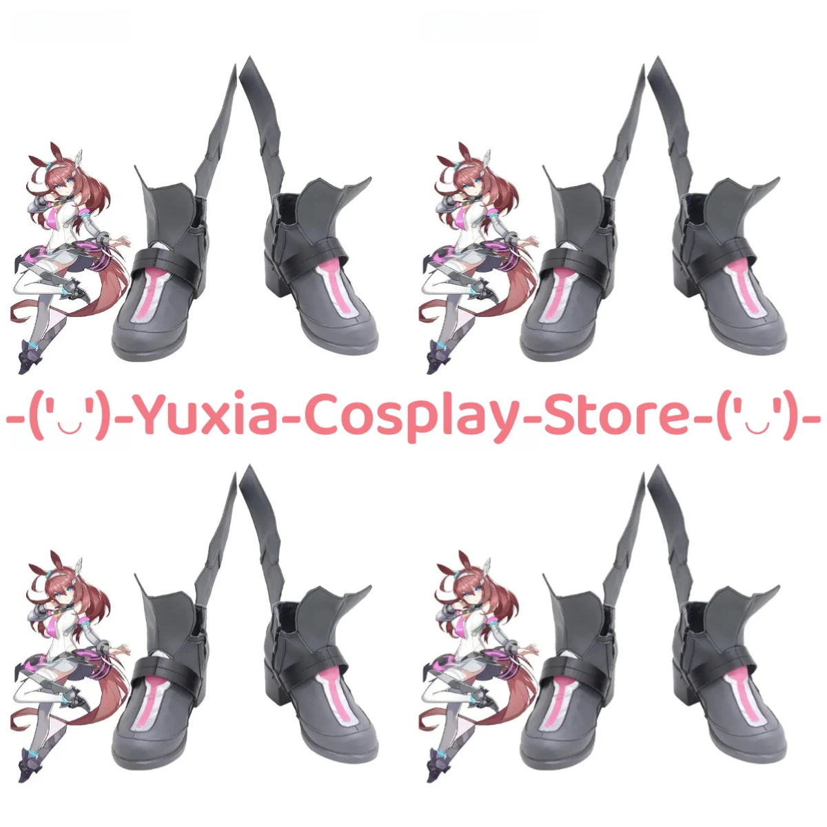 

Юксиакосплей! Uma Musume Pretty Derby Mihono Bourbon обувь для косплея игровой персонаж реквизит сапоги из искусственной кожи костюм для Хэллоуина