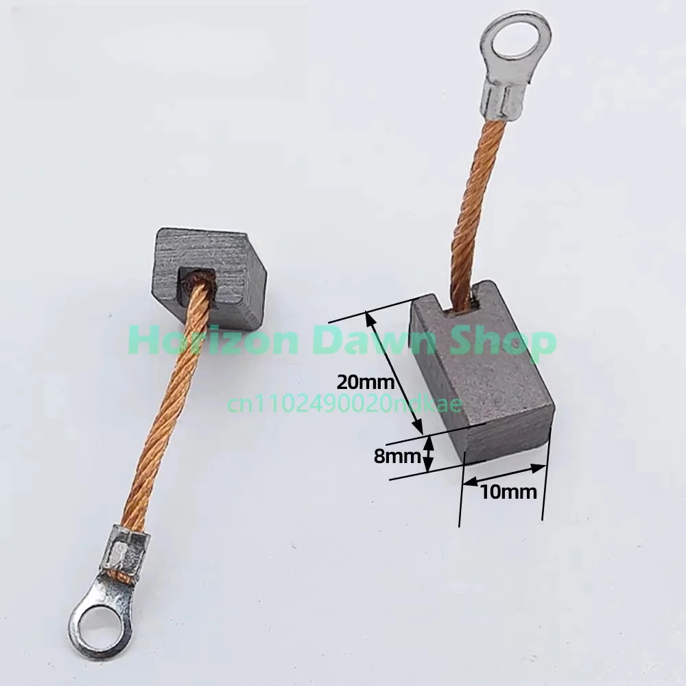 20Pcs 8x10x20mm Carbon Brush | Universal Replacement Part for Electric Motor Power Tool