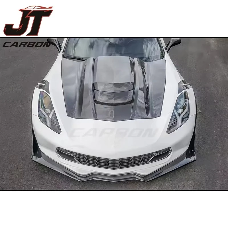 Carbon Fiber Front Engine Hood for Chevrolet Corvette C7 ZR1