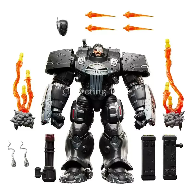 Em Estoque: Nova Figura de Ação Marvel Legends Series Punisher Hulkbuster Armor (15 cm) – Perfeita para Colecionadores e Exibição de Fãs da Marvel
