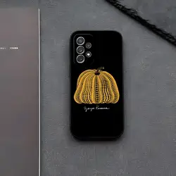 Pumpkin Yayoi Kusama Phone Case for Samsung Galaxy S24 S22 S23 S25 S21 Ultra Fe Plus M54 A16 A34 A54 A24 A52 A53 Coque