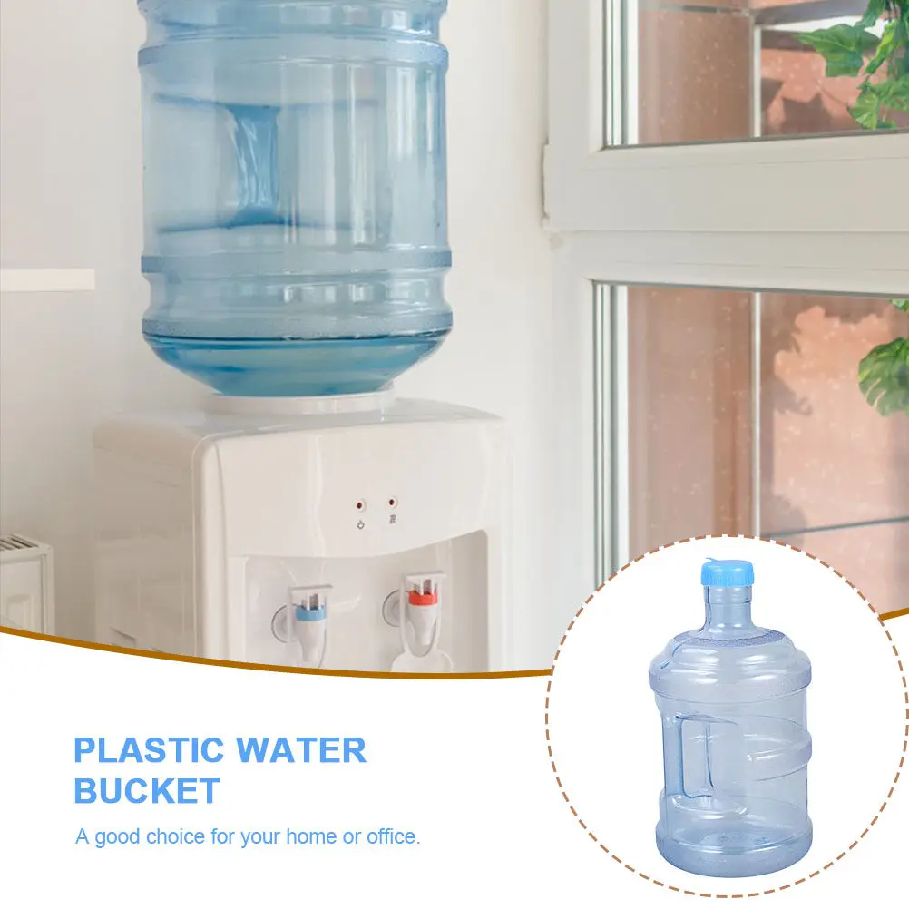 

1Pcs Heat Resistant Handle Plastic Water Bucket Pc Purified Water Storage Pail for Home Office Blue Plastic Bucket