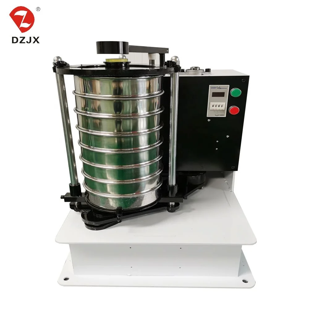 DZJX Iso Hot Xxnx Large Capacity Slap Rotap Test Sieve Shaker Equipment Supplier/Lab Test Sieves With Catch Basin And Cover