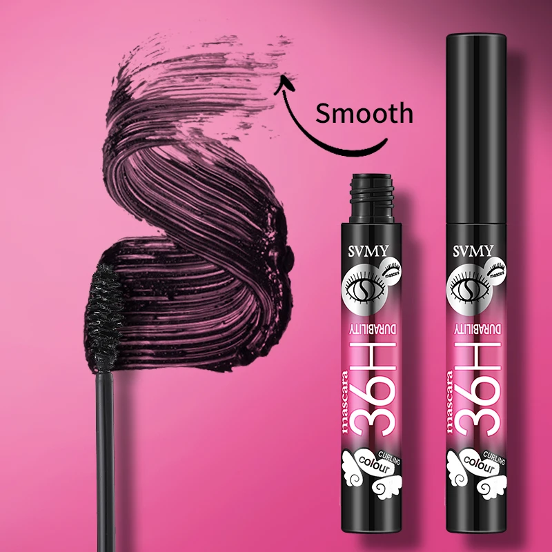 Curling Volumizing Black Mascara Lengthening Waterproof Long-lastin...