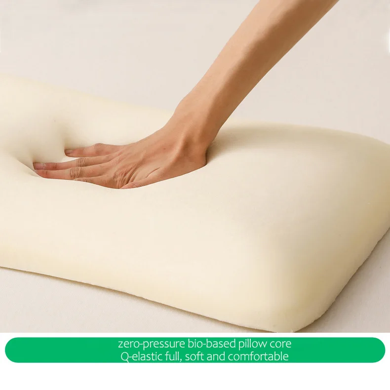 Almohada ortopédica de espuma viscoelástica, protección para el cuello, almohadas de rebote lento, almohada Cervical de salud en forma de mariposa, envío directo