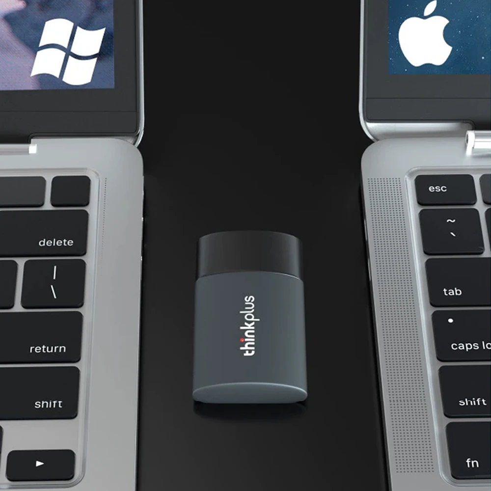 لينوفو-ثينك بلس SSD محمول ، محرك أقراص الحالة الصلبة ، USB 3.1 ، Type-C ، واجهة عالية السرعة ، كمبيوتر محمول خارجي ، US202 ، 512GB ، 1 تيرا بايت ، 2 تيرا بايت