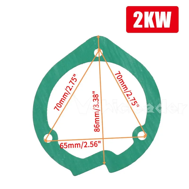 1/5/10 pz/lotto 2KW 5KW Camion Da Campeggio Cabina Riscaldatore Diesel Ventilatore Ventola Guarnizioni Motore Per Eberspacher Airtronic D2/D4/D4S