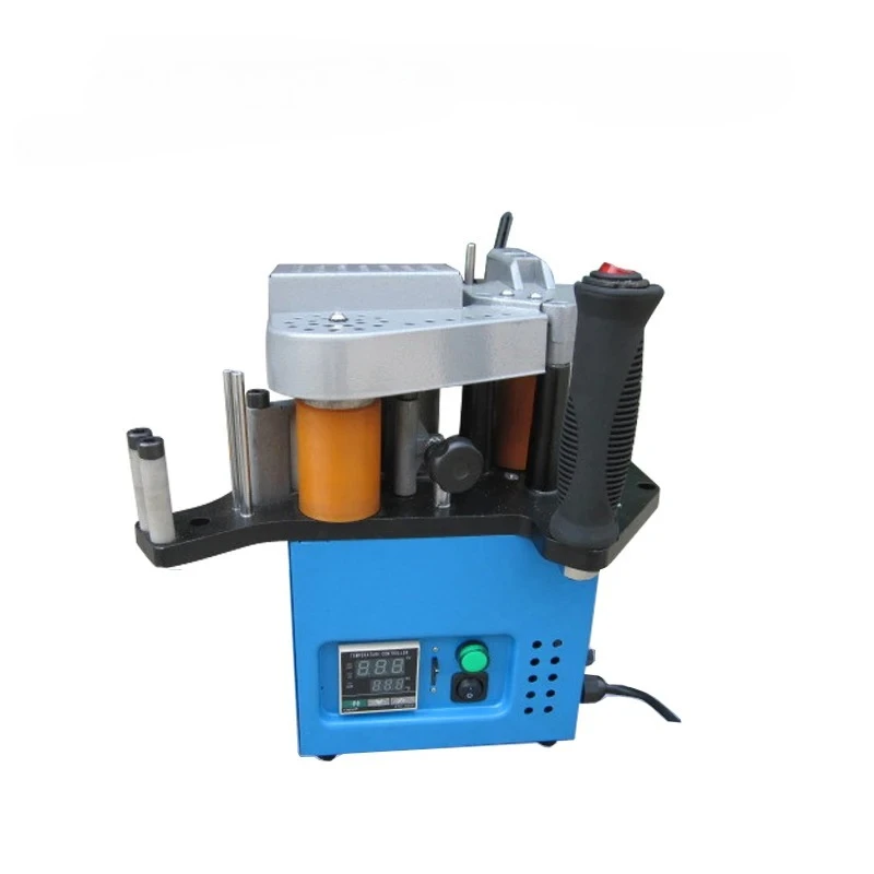 HJ90 Speed-Regulating Fixed-Speed Integrated Control Edge Banding Machine Portable Straight Curve Woodworking Edge Band Machine