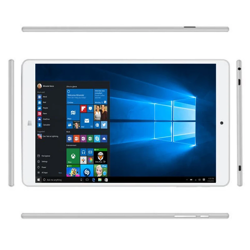 แท็บเล็ต 8 นิ้ว X80 ระบบปฏิบัติการ Windows 10 แรม 2GB ความจุ 32GB ซีพียู Intel Z3735F Quad Core รองรับ WIFI หน้าจอ 1280 x 800 IPS