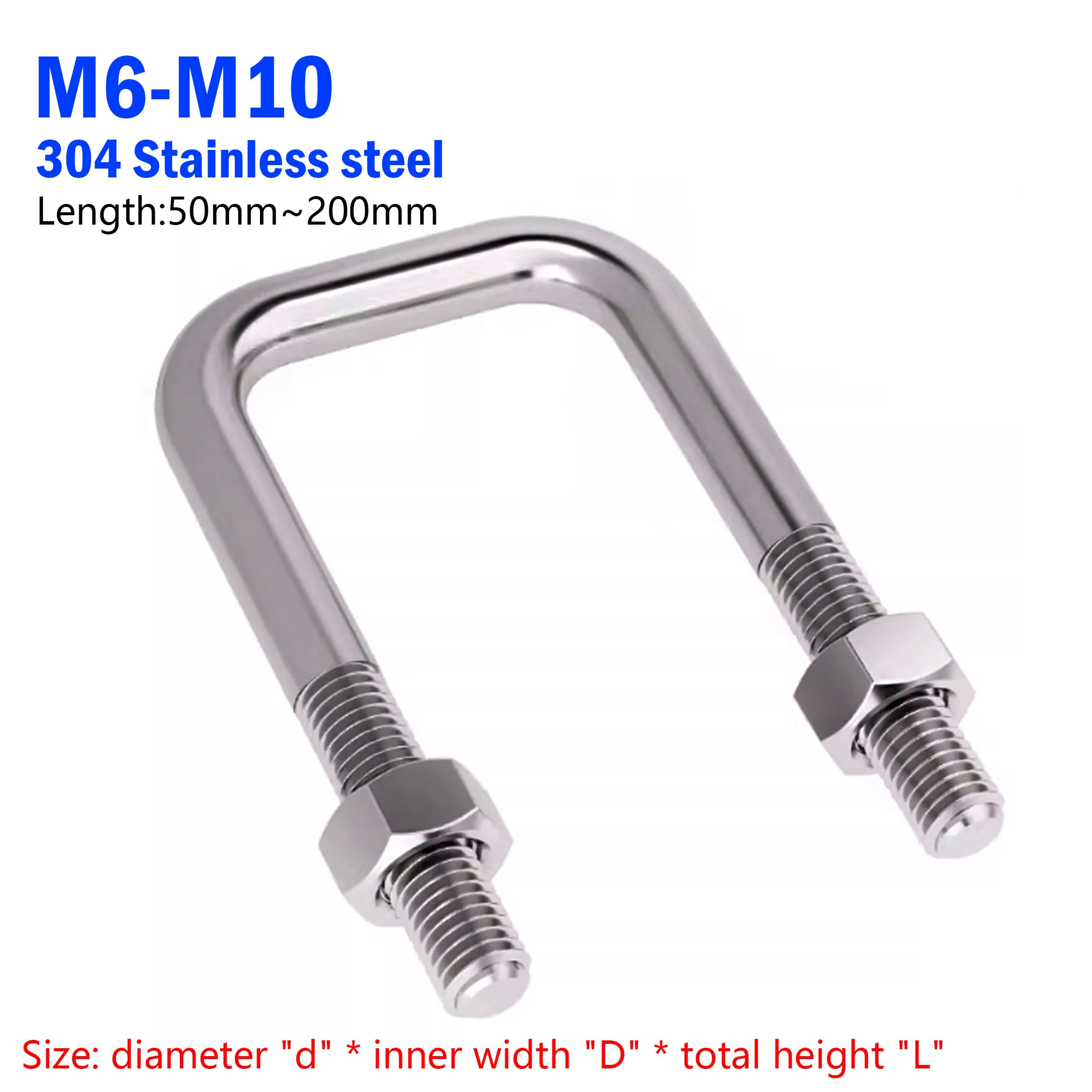 M6M8M10 304 Stainle…