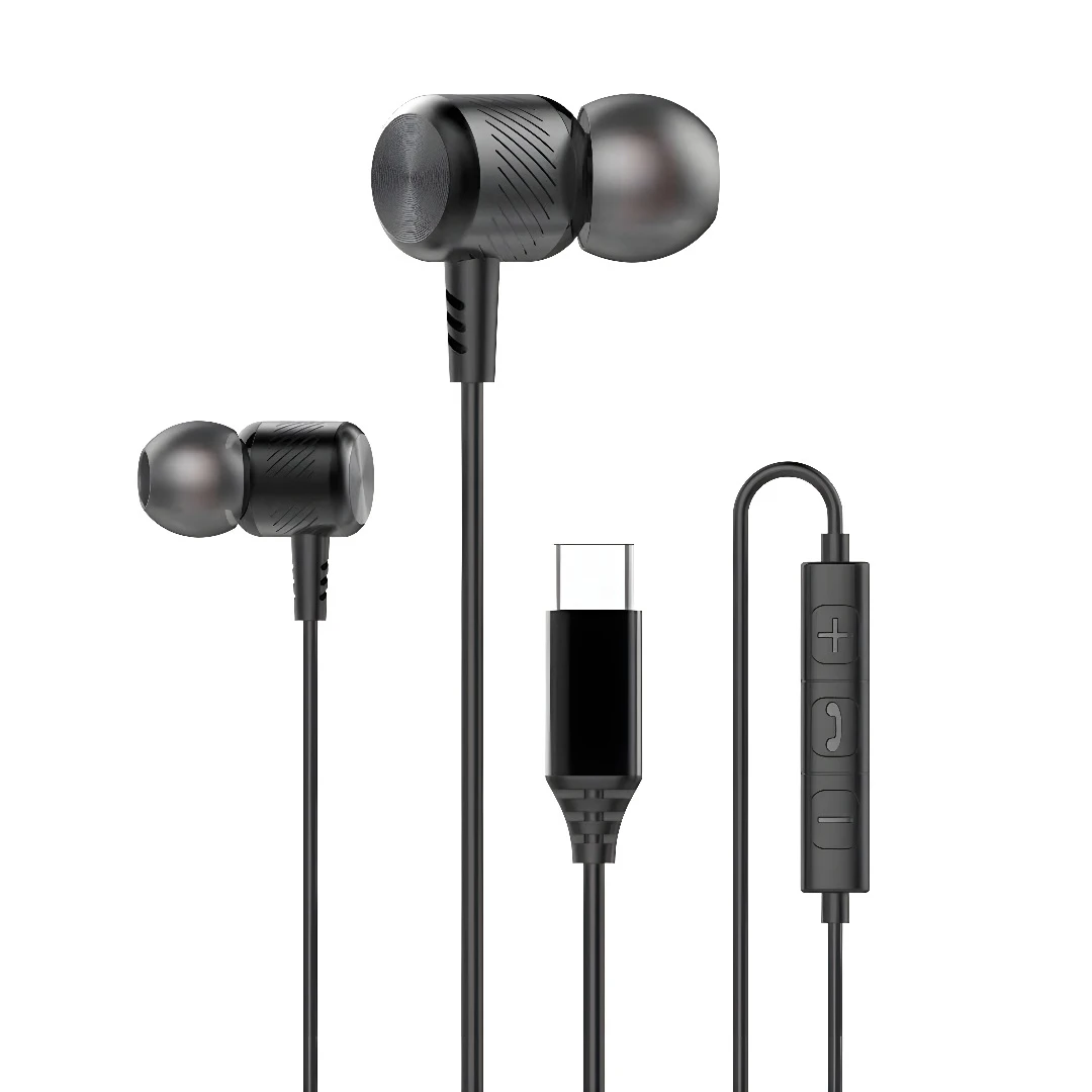 EARDECO Bass-Kopfhörer mit Kabel, Gaming-Ohrhörer, 3,5 mm/Typ, kabelgebundene Kopfhörer, Stereo-Kopfhörer mit Rauschunterdrückung, Auriculares mit Mikrofon