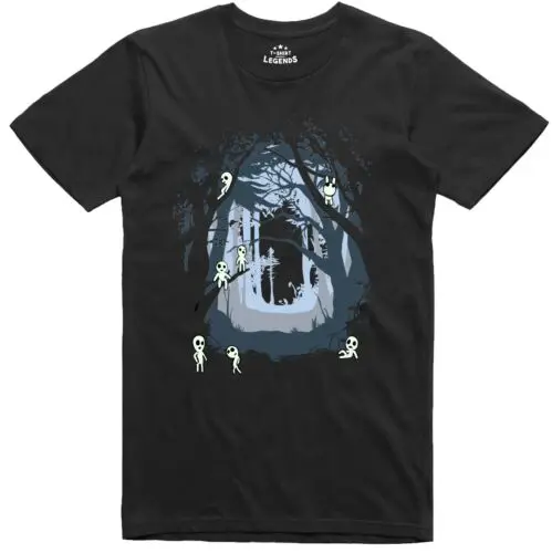 Kodama Japanese Tree Spirit T Shirt Spirits Mens Regular Fit Cotton T-Shirt