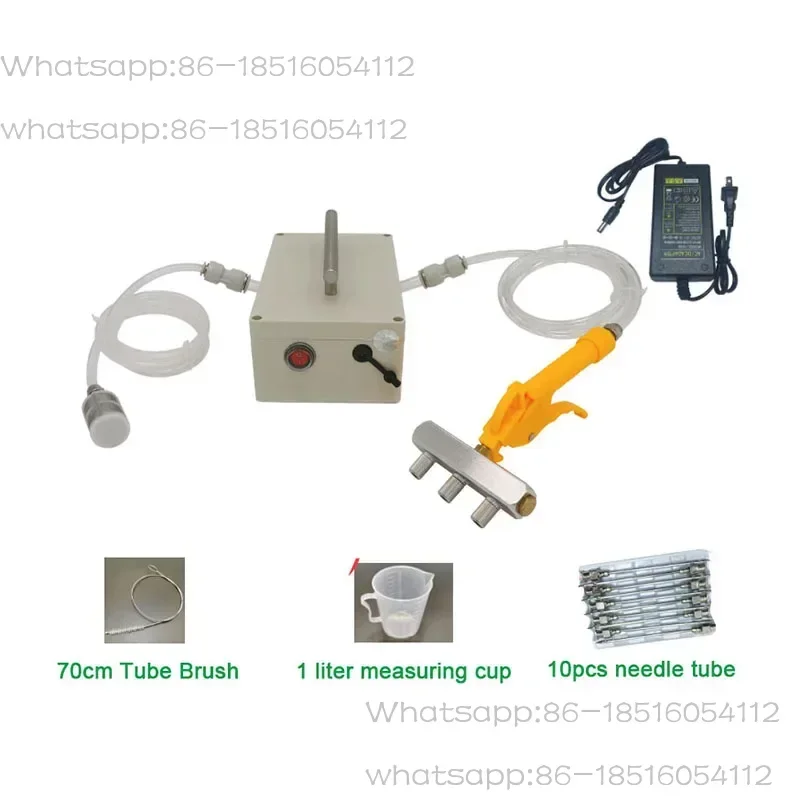 Steak Lamb Injector Electric Injection Gun Meat Pickling Machine Electric Saline Injection Pump Meat Marinated Syringe