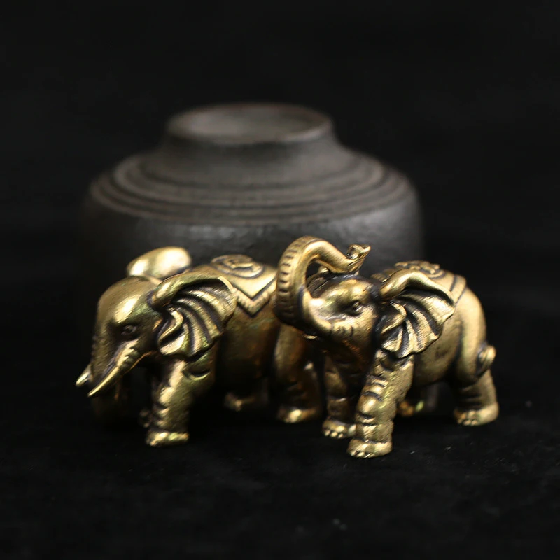copper-elephant-pair-cute-pure-copper-desktop-ornaments-luy-elephant-statues-bronze-color-decorative-accories