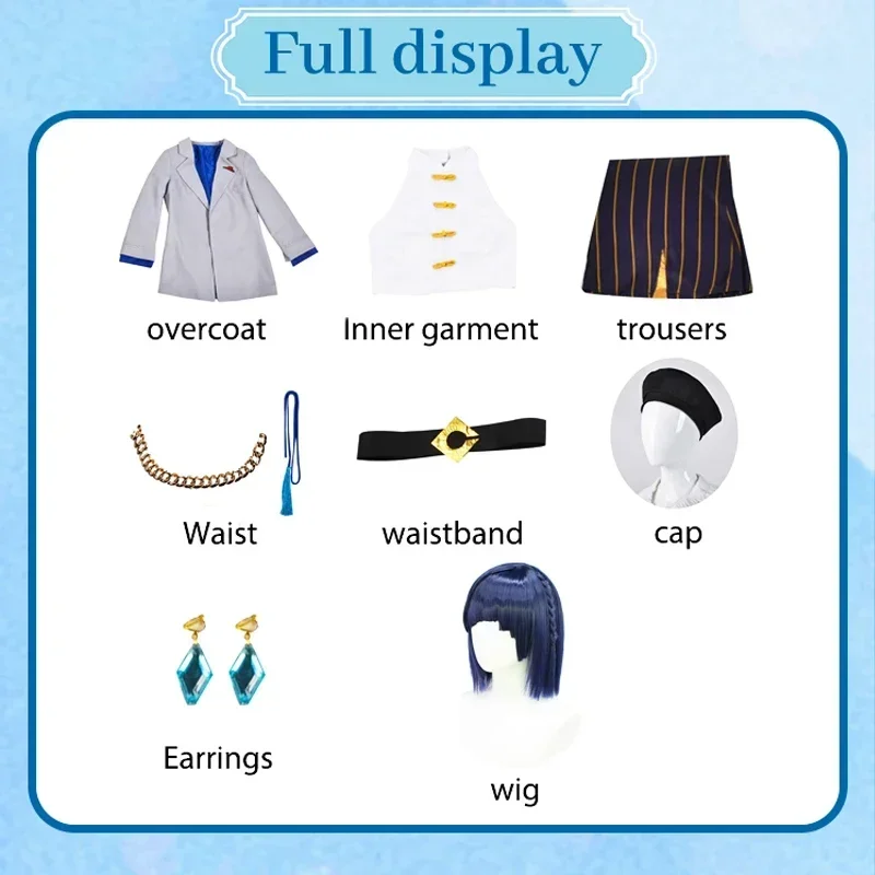 2025New Genshin Impact Yelan Ningguang Pizzahut Cosplay Kostuum Carnaval Uniform Pruik Anime Halloween Kostuums Vrouwen Game AA