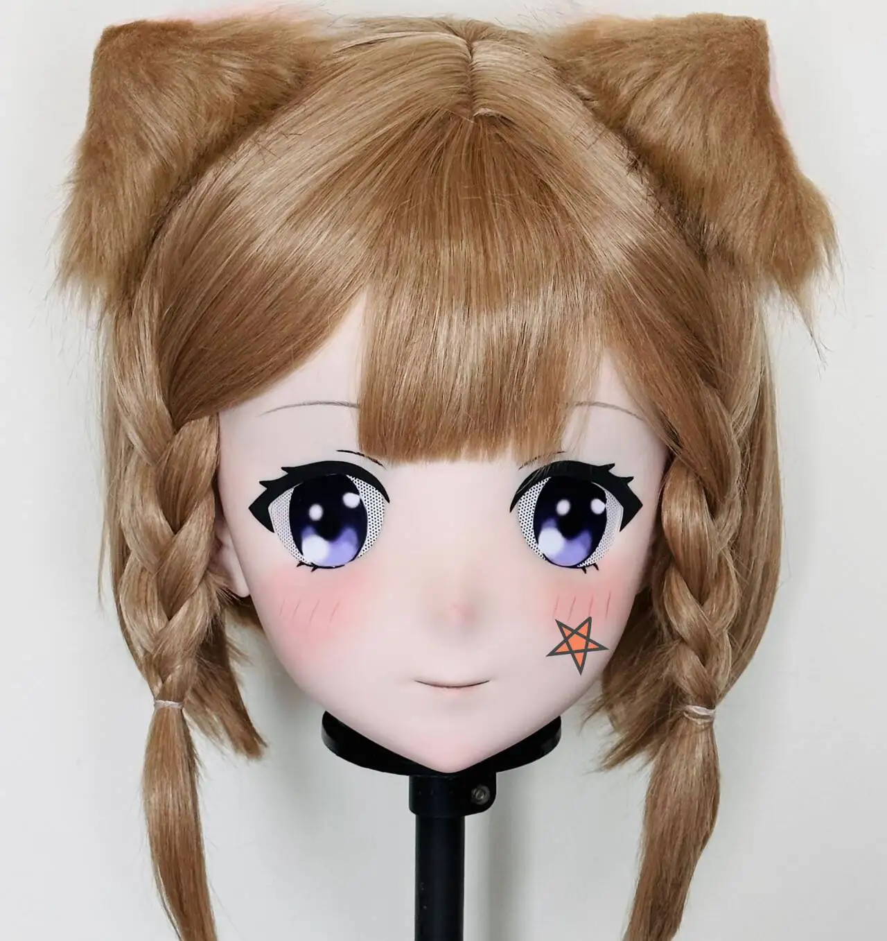 

(XYQ05)Customize Full Head Quality Handmade Female/Girl Japanese Anime Cartoon Character Kig Cosplay Kigurumi Mask