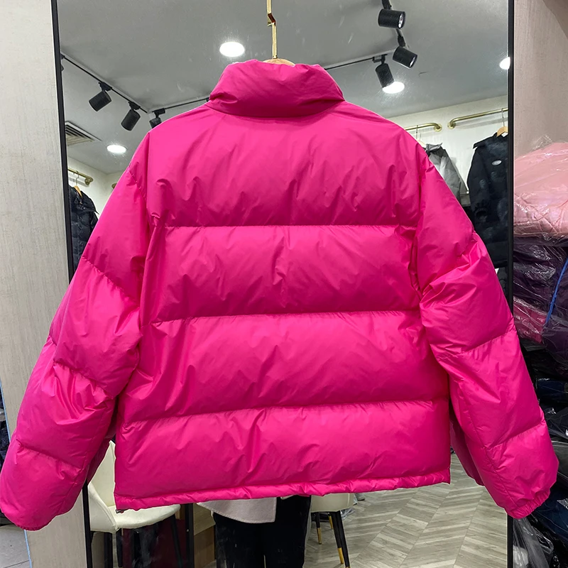 New Loose Hooded Women Parkas Korean Down Jackets Female Winter Thick Warm Bubble Down Coats College Style 2024