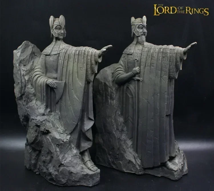 14 cm Lord Gate of Kings The Argonath action figure statua fermalibri scaffali in resina modello di raccolta Home table Decor ornamento