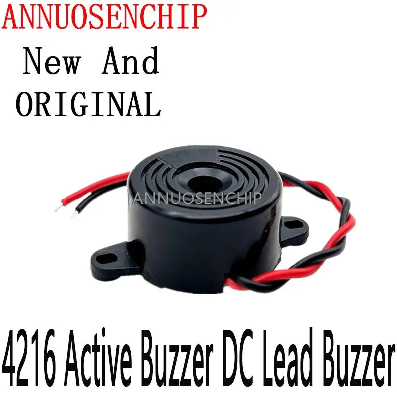 Continuous Sound intermittent Sound Piezoelectric Buzzer Automotive Home Appliances 4216 Active Buzzer DC Lead Buzzer