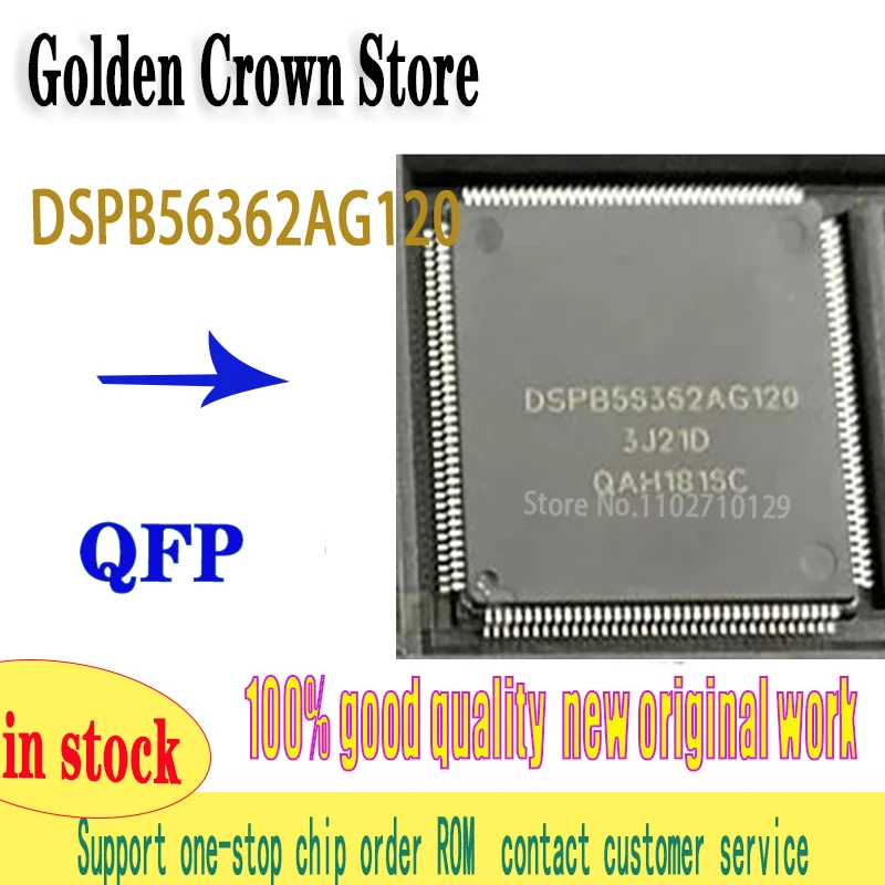 1pcs/lot DSPB56362AG120 QFP-144 DSPB56362 QFP144   work New original In Stock