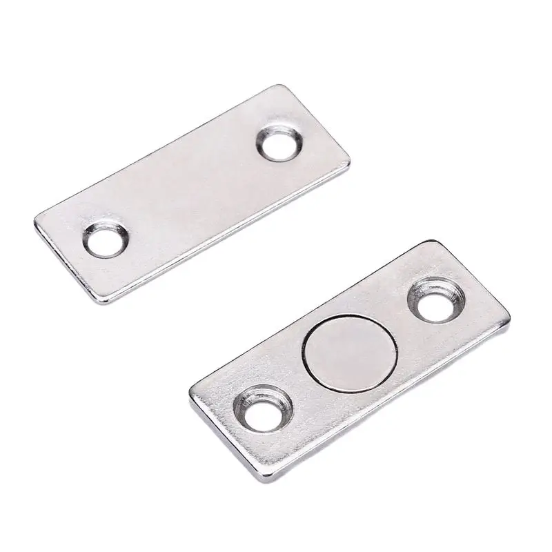 No Punching Ultra-thin Invisible Sliding / Wardrobe Strong Magnetic Cabinet Door Suction