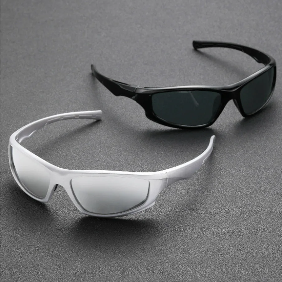 2PCS Square Frame Men\'s Sunglasses Combination Y2K Style Daily Street Summer Party Decoration Glasses Women
