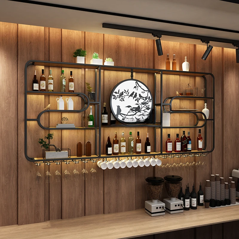 Gold Kitchen Wine Holder Storage Display Luxury Living Room Wine Bottle Holders Modern Shelf Botellero Vino Pared Bar Furniture