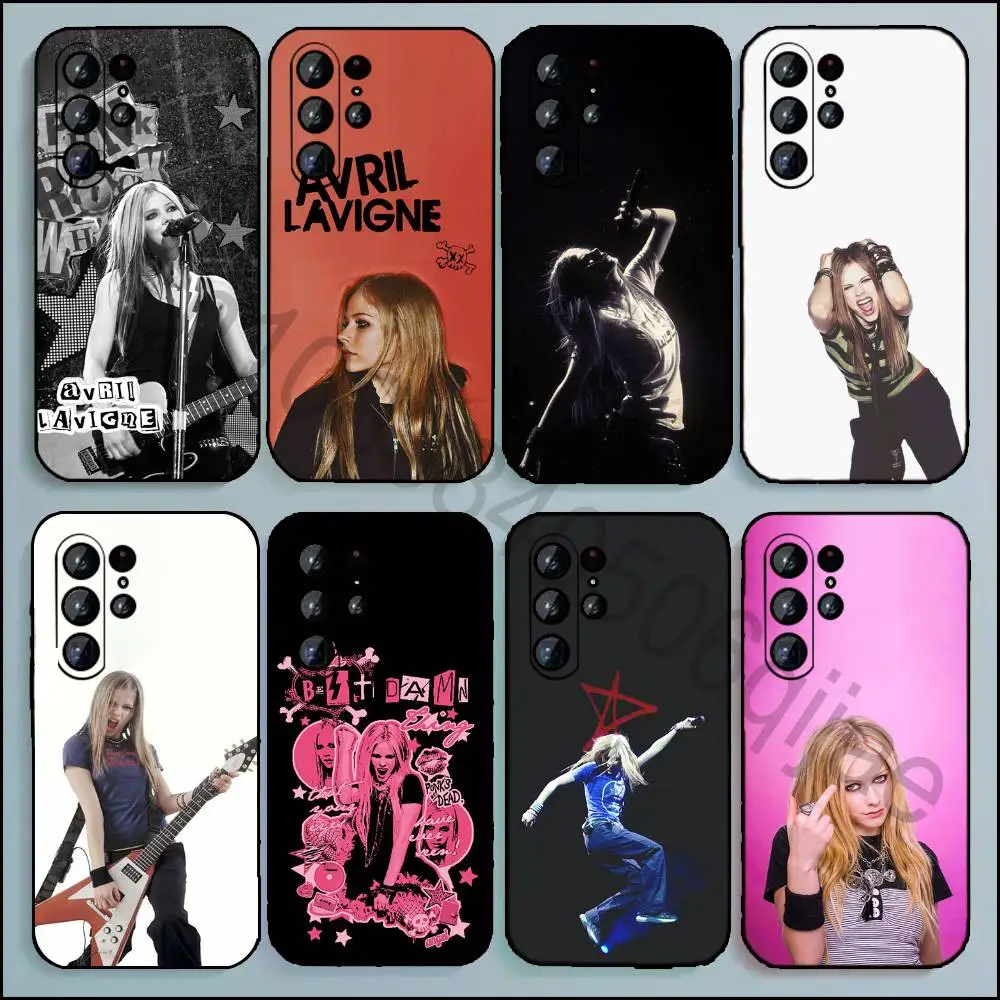 

A-Avril Lavigne Phone Case For Samsung Galaxy A20 21 22 31 32 52 53 72 73 80 91 Soft Black Cover