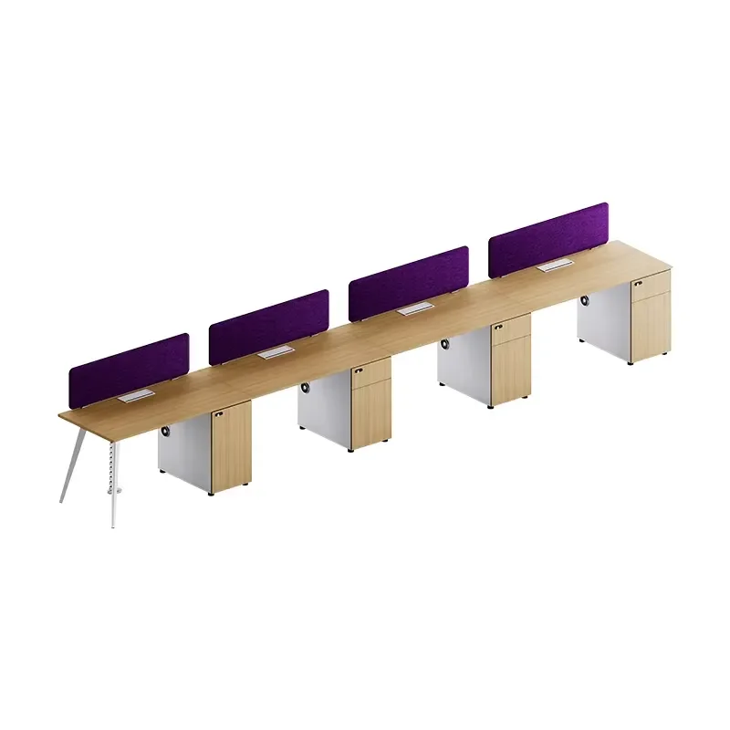 New Design Customizable Modular Office Wooden Furniture Set Workstation Workspace Solution for Staff Office Desk