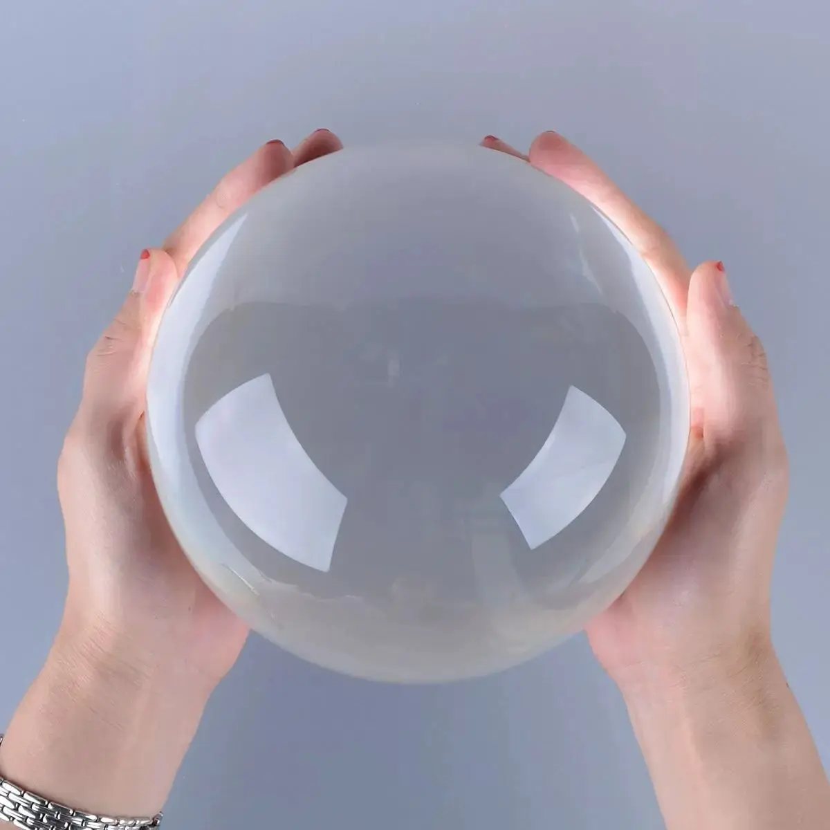Transparent Crystal Glass Ball, Creative Photo Decoration, Home Living Room Wind And Water Ball, Magic Divination Ball