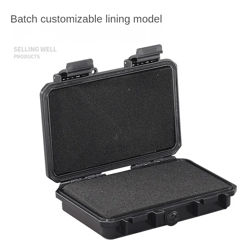 Portable Waterproof Toolbox Rigid Plastic Case Professional Hard Case With Foam Rigid Suitcase Shockproof Sealed Flight Cases