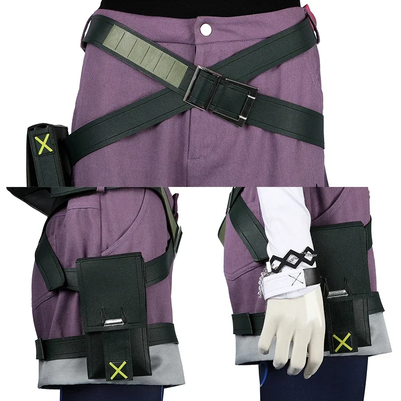 SN66 ROLECOS Clove Cosplay Costume Game Valorant Clove Immortal Cosplay Costume Women Combat Uniform Halloween Party Outfit 2@w$