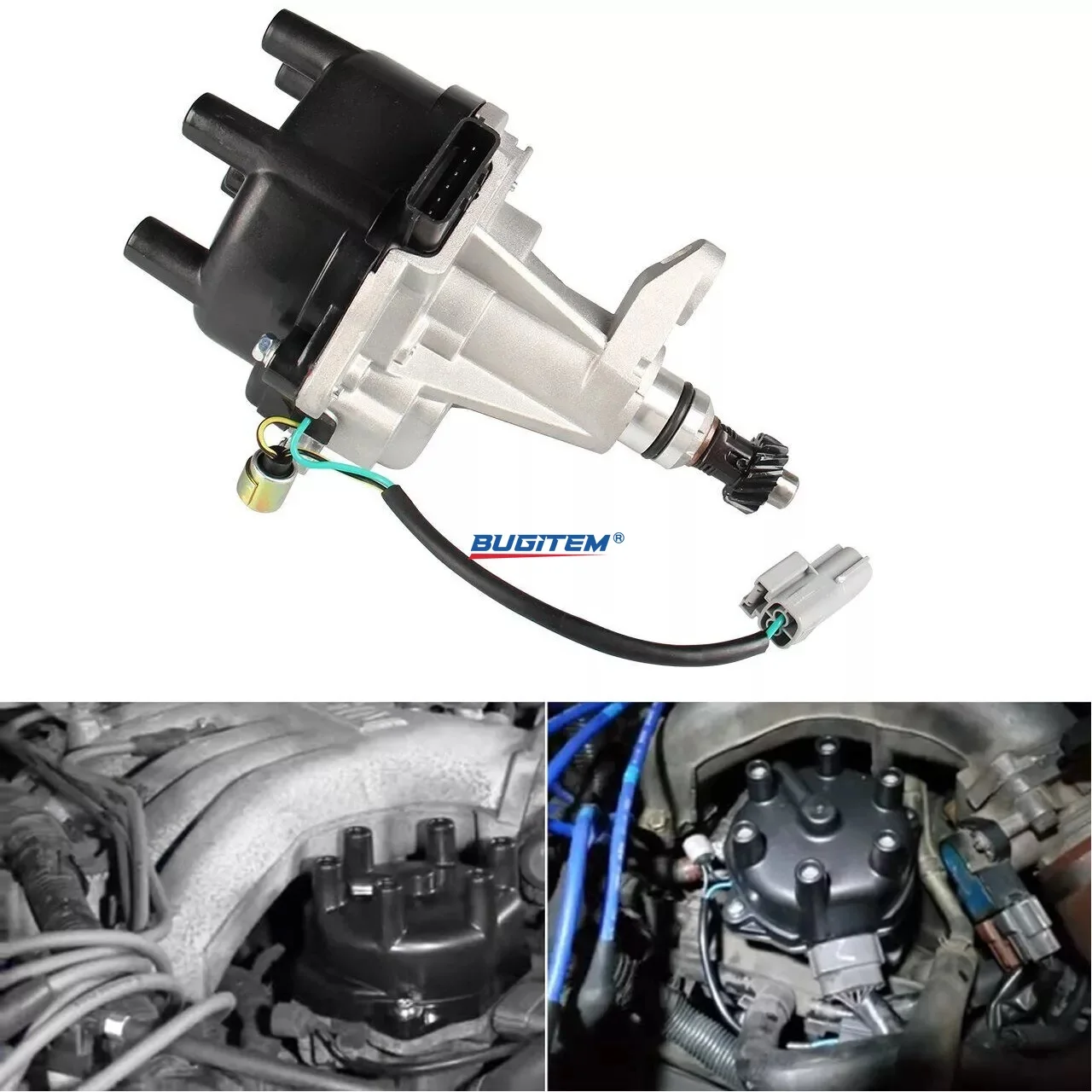 22100-1W601 Ignition Distributor Compatible with Nissan Pathfinder Frontier Quest Xterra Infiniti QX4 Mercury Villager 3.3L V6