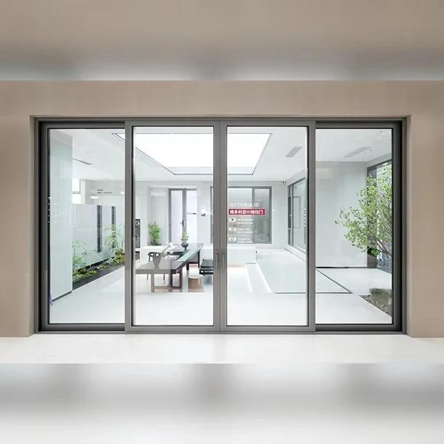HENNISSY VICTORIA III Four-Panel Double Tempered Glass Sliding Aluminum Alloy Thermal Break Sound Heat Insulation Door