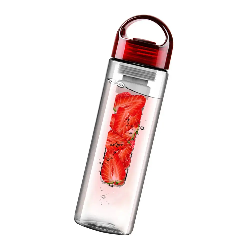 

750Ml Lemon Water Bottle Portable Fruit Juice Leakproof Sports Bottle for Travel Outdoors Gym School Beach Camping Hiking