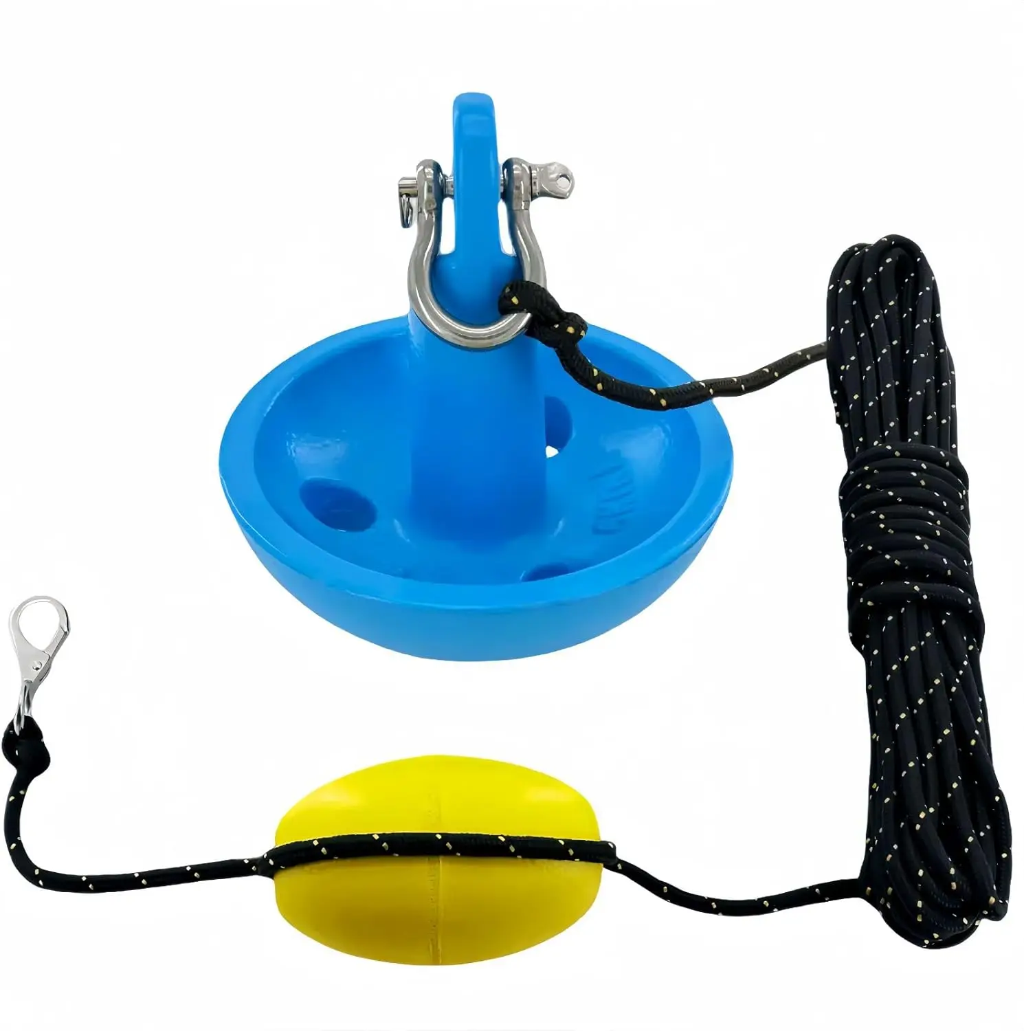 

20 lb Mushroom Anchor Kit with 50 ft Rope for Kayak Canoe Small Boat