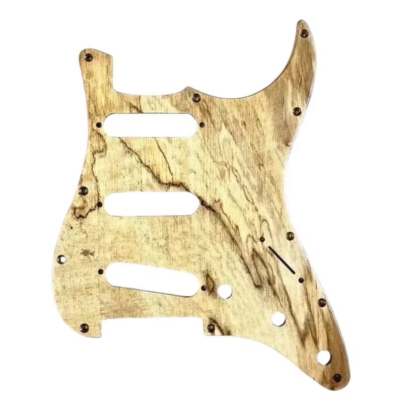 Different style New hand made 11 Holes Sollid wood 3 Ply Electric GUITAR  SSS Pickguard PARTS