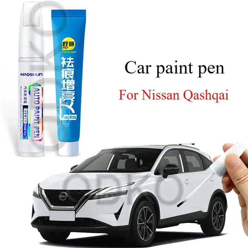 For Nissan Qashqai Touch-up Pen Pearlescent White Pearl White Amber Gold Nissan Qashqai Car Supplies Original Paint Restoration