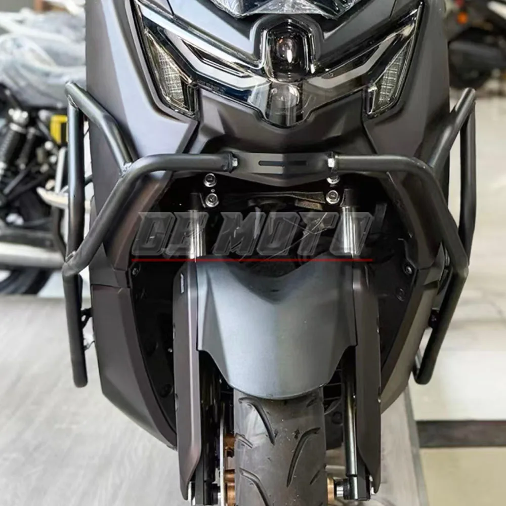 FOR Yamaha NMAX 155 Bumper, Front Bumper With Spotlight Bracket, Footpegs, Exhaust Manifold.