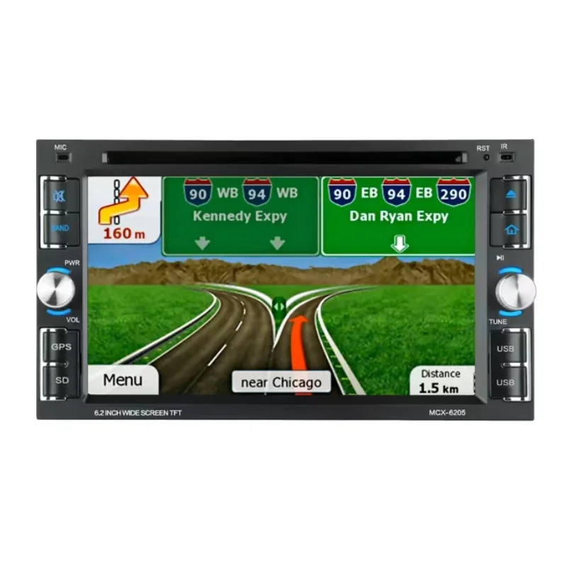 6.2 inch 2 din GPS Mp5 Multimedia video music radio touch screen audio android cd mp3 car dvd player