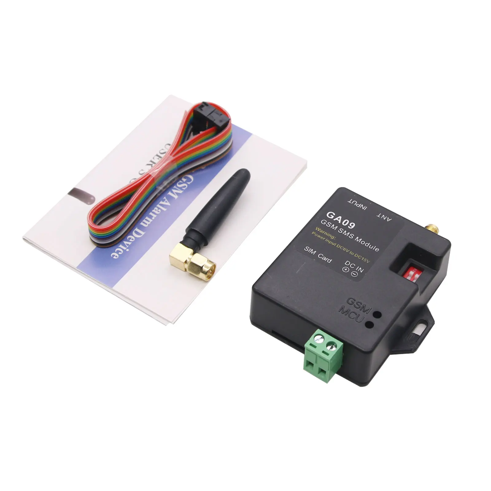 TZT GA09 GSM SMS Alarm System Wireless Module 8 Home Security Alarm Input