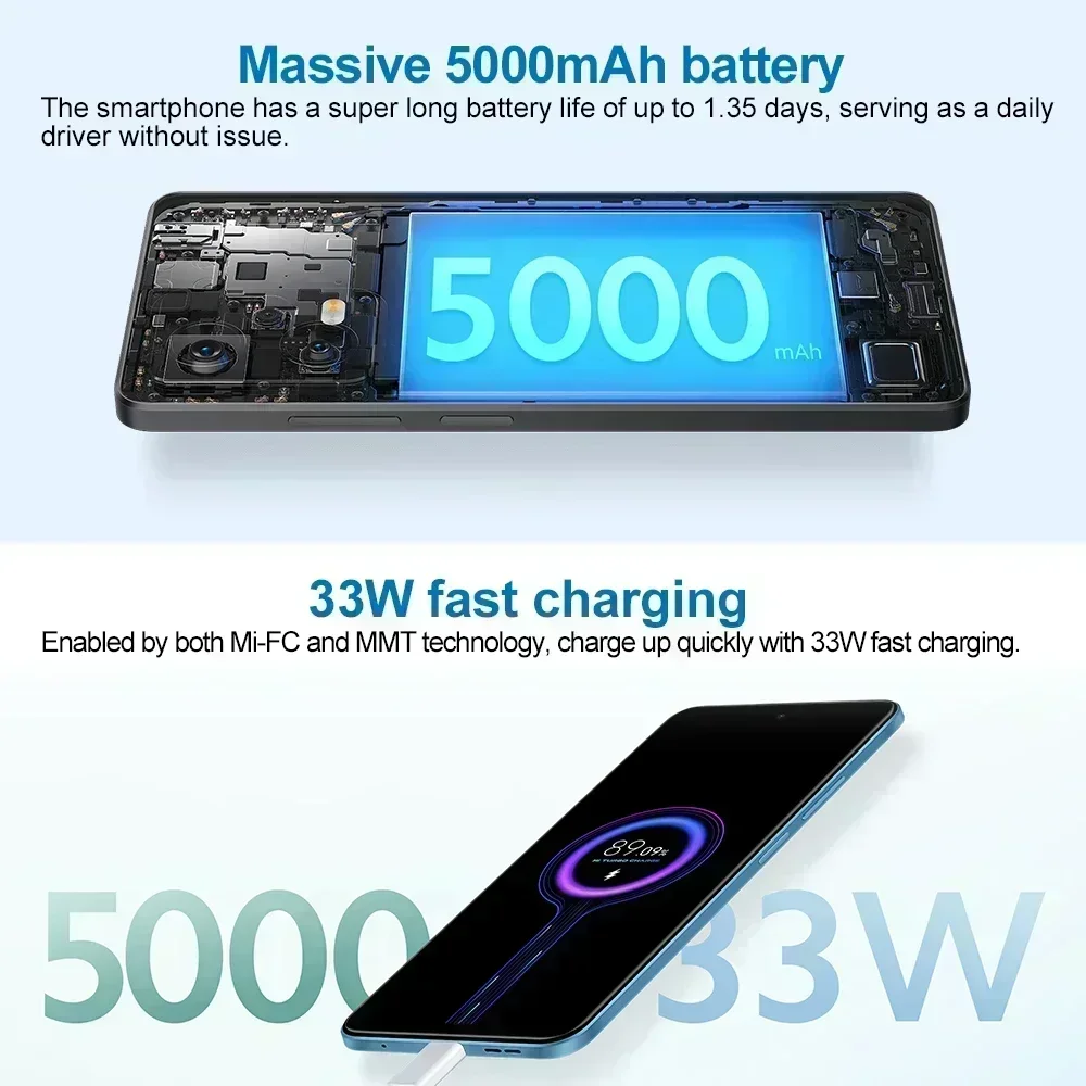 Xiaomi-Smartphone Redmi Note 12, versión Global, 120Hz, AMOLED, Snapdragon®Cámara de 50MP de carga rápida 685, 33W, batería de 5000mAh