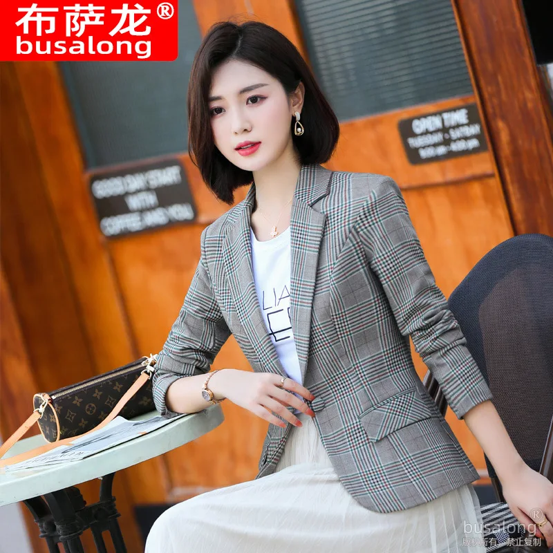 New Stylish Fashion Suit Casual Women's Long Sleeve Professional Blazer Formal Jacket Workwear8918