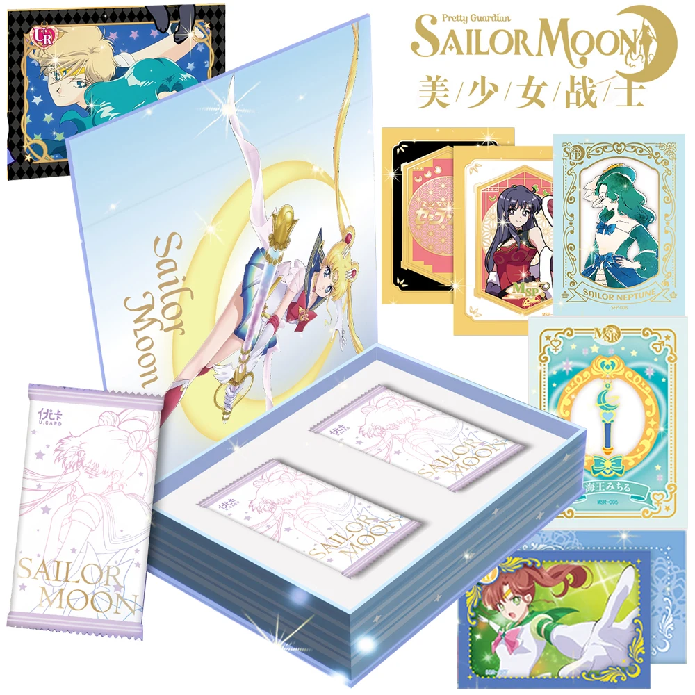 Genuine Sailor Moon Card For Children Tsukino Usagi Chiba Mamoru Magical Love Anime Limited Game Collection Card Christmas Gifts