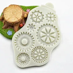 Luyou 1pcs gear lace silicone mold cake molds cake decorating tools fondant chocolate gumpaste mold