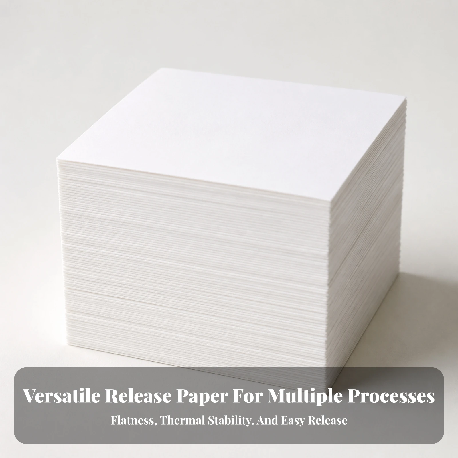 Release Paper Sheet Easy Peel-off Single-Sided Release Paper Smooth Multi-Functional for Crafters, Die Cutting, Label Printing