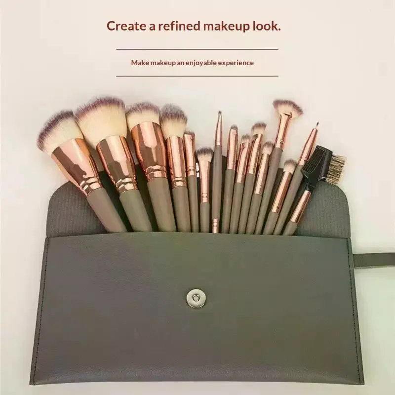 7/15PCS Makeup Brushes Face Eyes Make Up Brush Eyelash Eyeshadow Eyebrow Eyeliner Foundation Powder Blush Highlight Lips Brush