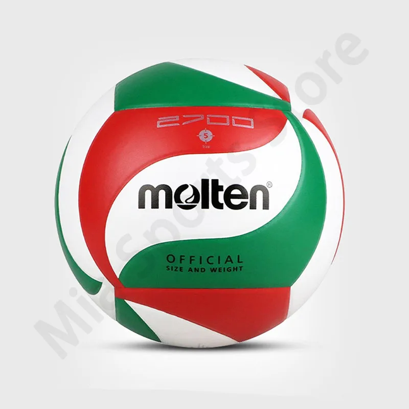 Molten Size 4 5 Volleyball Indoor Outdoor Match Training Volleyalls for Women Man Standard Beach Balls V5M2700 Free Air Pump Bag