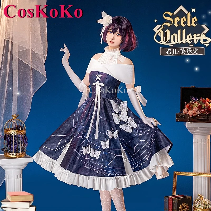 

CosKoKo Seele Vollerei Cosplay Game Honkai Impact 3 Costume 6th Anniversary Elegant Dress Halloween Party Role Play Clothing New