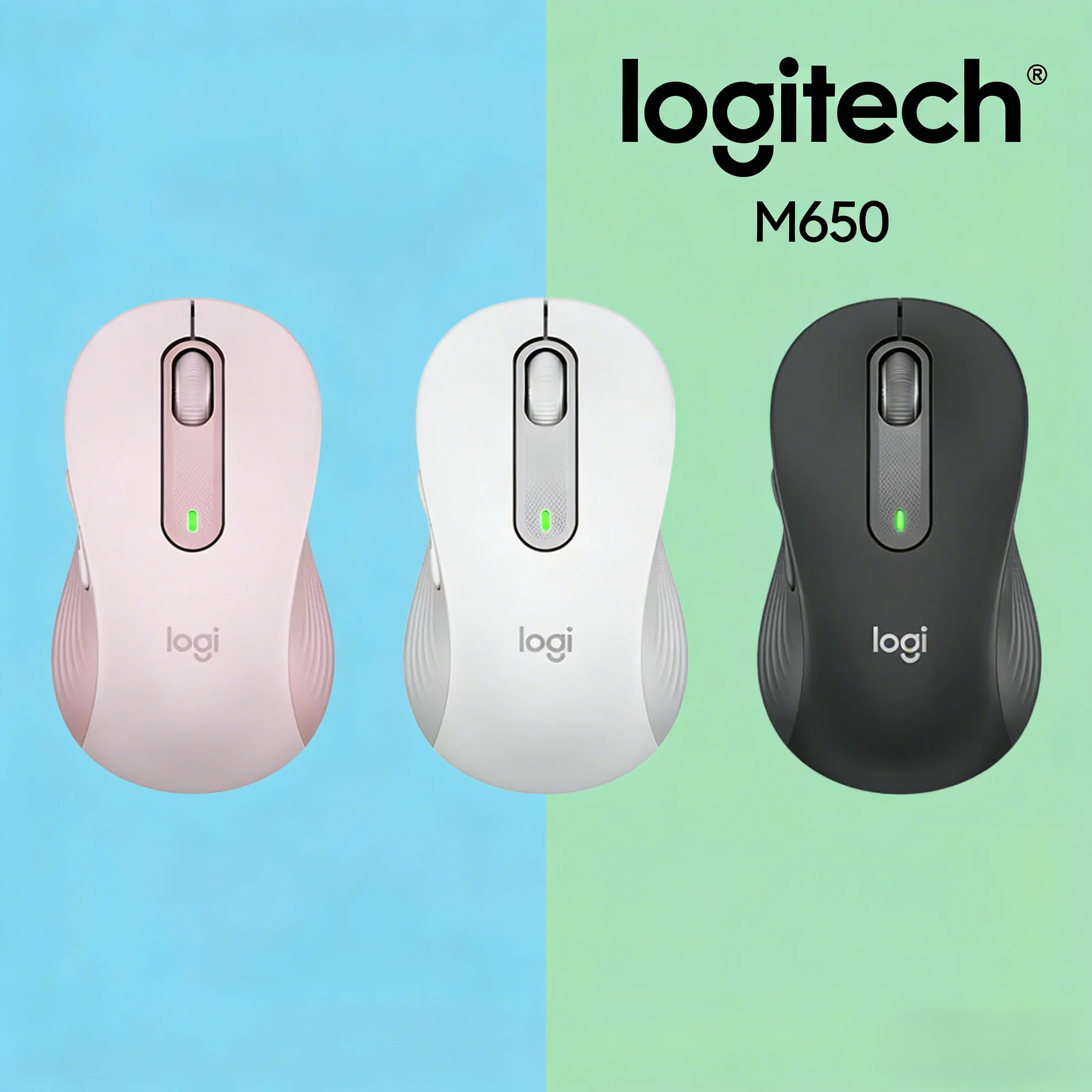 

Портативная мышь Logitech M650/M650L | Беспроводной, с поддержкой Bluetooth, двухрежимный и с бесшумным кликом. Эргономичный для офиса и ноутбука, умное колесо-ролик